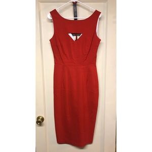 Tatyana Red Sleeveless Dress